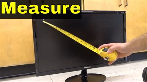 How To Measure A Computer Monitor Size Full Tutorial YouTube