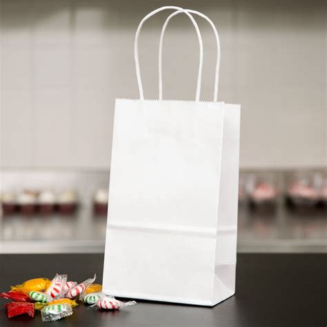 Duro X X Gem White Paper Shopping Bag With Handles