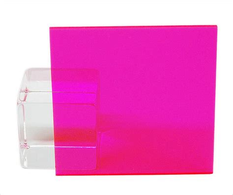 0 118 Neon Fluorescent Plexiglass Sheet 12 X12 Cast 3mm Thick Nominal Size Azm