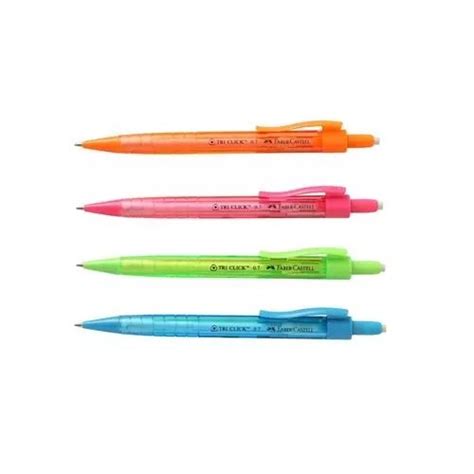 Polymer Faber Castell 0 7 Mm Pastel Tri Click Mechanical Pencil At Best