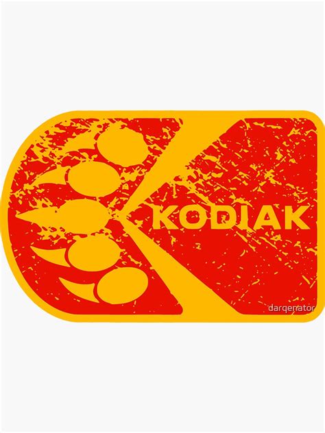 Kodiak Sticker By Darqenator Redbubble