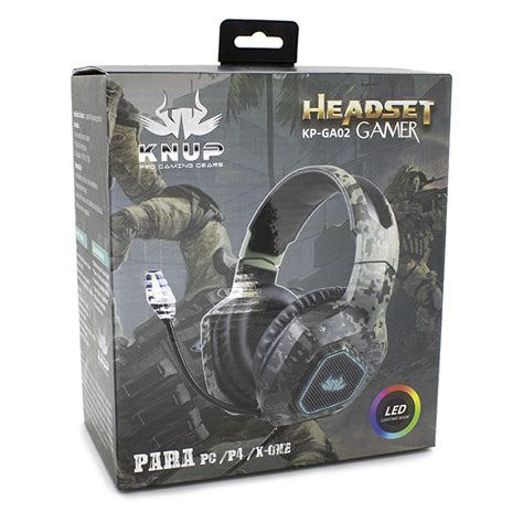 Fone De Ouvido Headset Gamer Knup Kp Ga