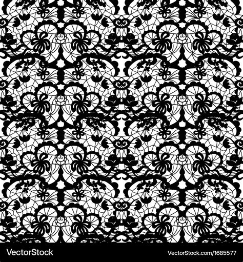 Lace fabric seamless pattern Royalty Free Vector Image