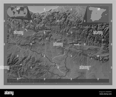 Comunidad Foral De Navarra Autonomous Community Of Spain Grayscale