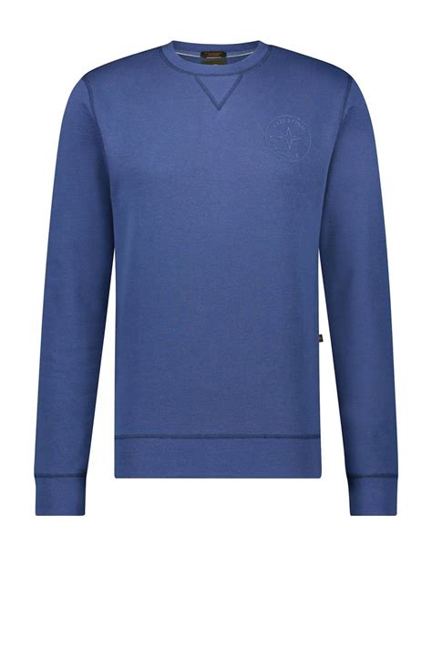 Haze & Finn sweater blauw | wehkamp