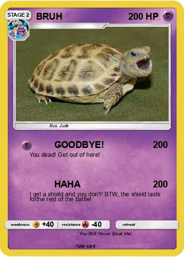Pokémon Bruh 272 272 Goodbye My Pokemon Card