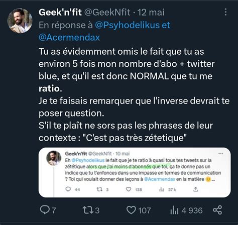 Psyhodelik On Twitter Geeknfit Quand Il Ratio Des Comptes Fois Plus