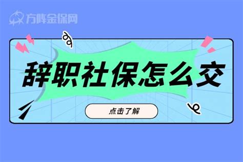 一起来了解下辞职社保怎么交！ 知乎