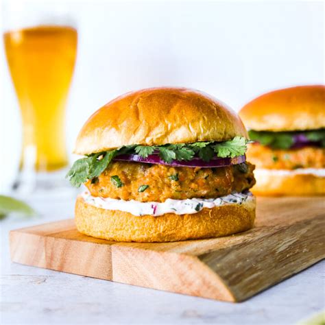 Grilled Salmon Burgers The Culinary Compass