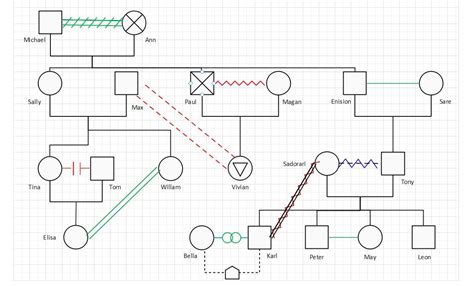 Ten Free Editable Genogram Examples