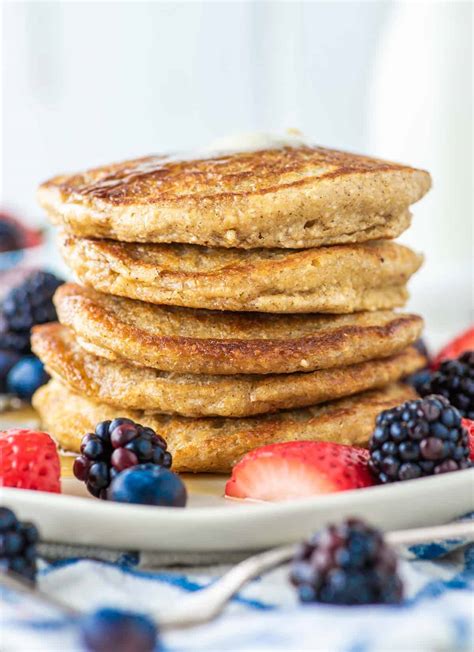 Oat Flour Pancakes Recipe - Gluten-Free and Low in Sugar - Chisel & Fork