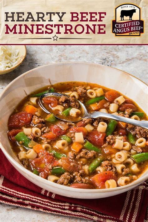 Your Classic Minestrone Is Kicked Up A Notch With This Hearty Beef