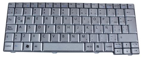 Teclado Para Notebook Sony Gris Español 89 Teclas Opaco