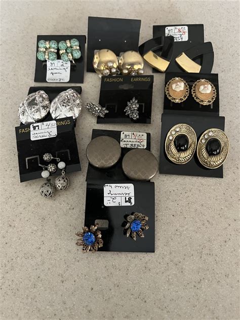 Great Finds Online Auctions Vintage Earring Lot