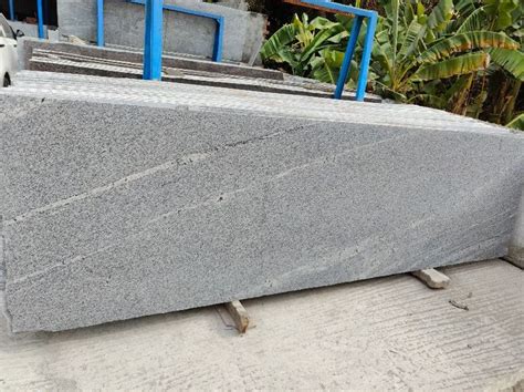 Rectangular Polished Sadarahalli Grey Granite Slab For Flooring Width