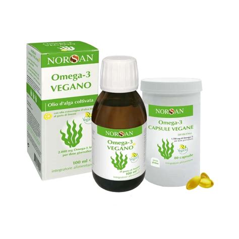 NORSAN Omega 3 Vegan Combo Olio Di Alga Liquido E In Capsule