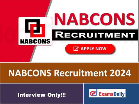 Nabcons Team Leader Recruitment Out Monthly Salary Wages Rs