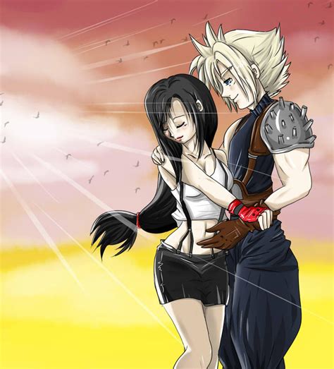 Cloud X Tifa Final Fantasy Vii By Khaneety On Deviantart