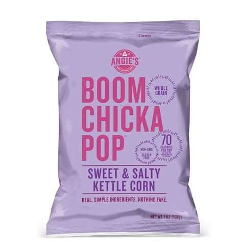 Angie S Boomchickapop Sweet And Salty Kettle Corn Popcorn Pre Popped Popcorn Bag 7 Oz Walmart