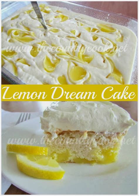 The Country Cook Lemon Dream Cake