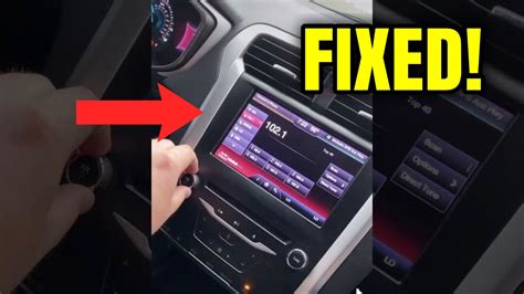 How To Reset Ford Fusion Radio