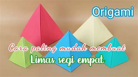 Cara Membuat Origami Limas Segitiga Claire Bond