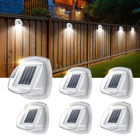 Pi Ces Lumi Re Solaire Led Ext Rieur Jardin Cour Cl Ture Mur Paysage