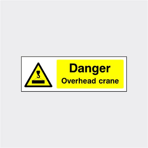 Danger Overhead Crane Gene0035 The Safety Sign Shop