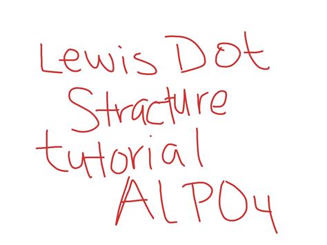 Aluminum Lewis Dot Structure