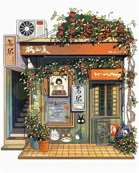 78 Cute Designs Of Japanese Houses By Angela Hao Watercolor