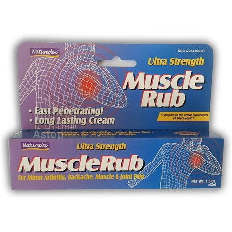 Muscle Rub Extra Strength Pain Relieving Gel 15 Oz Tube 3 Pack