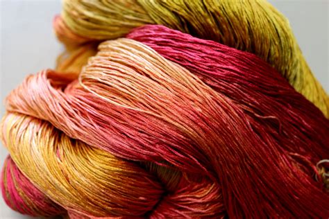 Dazzle Hand Dyed Silk Yarn By Lara Downs