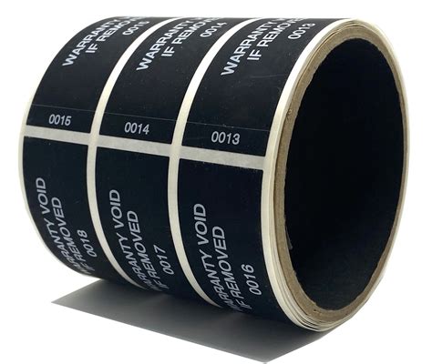 Non Residue Black Tamper Proof Labels And Non Residue Black Tamper Proof Stickers And Non