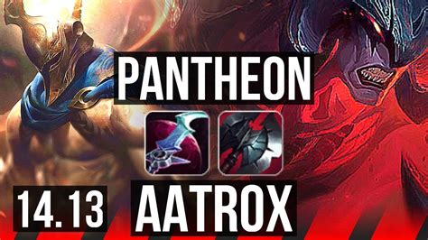 Pantheon Vs Aatrox Top Rank 7 Panth 7 1 2 600 Games Euw