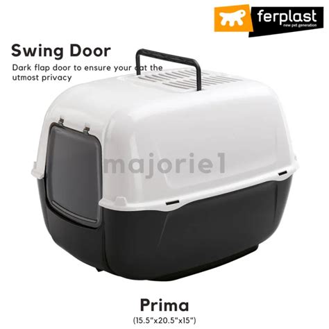 Ferplast Toilet Home Prima Cat Litter Box 15 5 X20 5 X15 Lazada PH