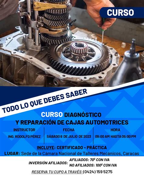 Diagn Stico Y Reparaci N De Cajas Automotrices Canatame