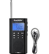 Amazon Raddy Re Portable Shortwave Radio Fm Am Sw Wb Receiver