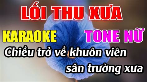 L I Thu X A Karaoke Tone N Karaoke C Duy Beat Youtube