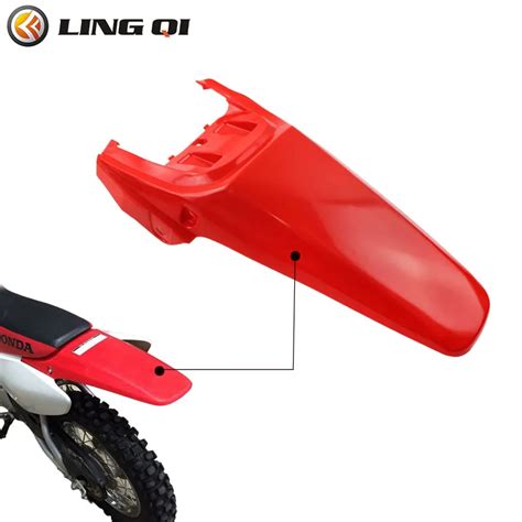 LINGQI CRF 70 Plastic Rear Fender Mudguard Mud Guard Fairing Kit For