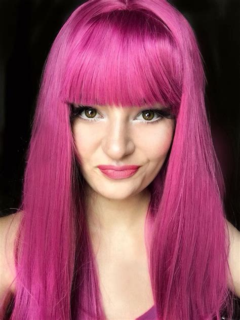 Mal Descendants 2 Movie Style Adult Wig Purple - Etsy