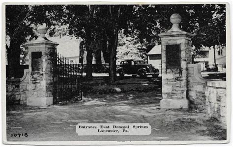 Donegal Springs Mount Joy Pa Circa 1939 History In The Mail