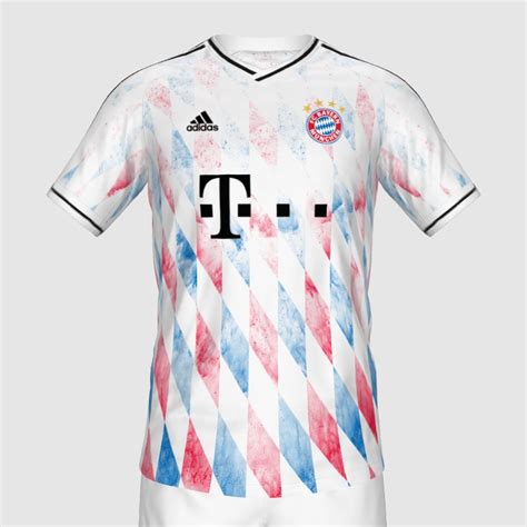 Bayern München away lozenges FIFA 23 Kit Creator Showcase