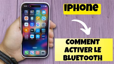 COMMENT ACTIVER LE BLUETOOTH SUR IPHONE 2024 YouTube