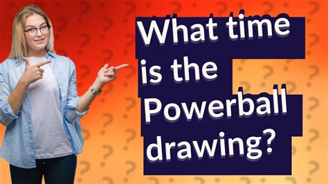 What Time Is The Powerball Drawing Youtube