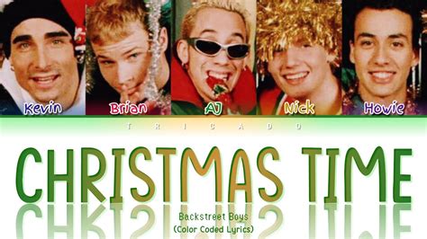 Backstreet Boys - Christmas Time (Color Coded Lyrics) - YouTube