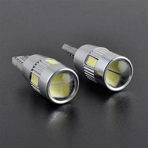 T Car Led Side Light Bulbs Canbus Error Free Xenon White Smd