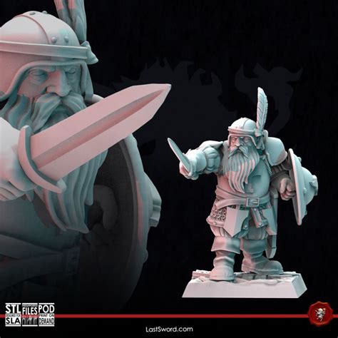 3D Printable Imperial Dwarf By LastSword Miniatures