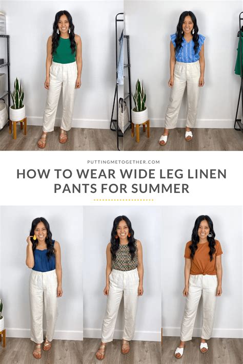 How To Wear Wide Leg Pants Summer Wide Leg Pants Outfits