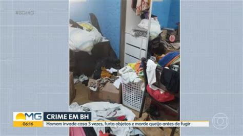 Vídeo Homem invade e furta a mesma casa três vezes durante o fim de