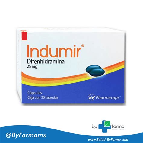 Indumir Difenhidramina Mg Caps Salud By Farma